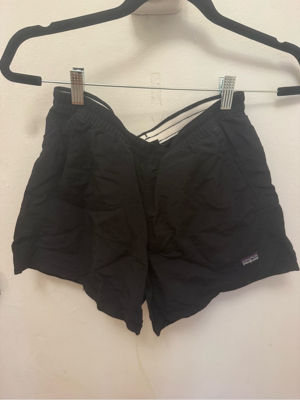 Patagonia Women's Black Athletic Shorts with Drawstring - Picture 3 of 7
